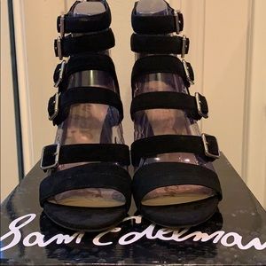 Sam Edelman Yasmina black suede size 6.5 heels